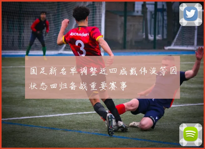国足新名单调整近四成戴伟浚等因状态回归备战重要赛事